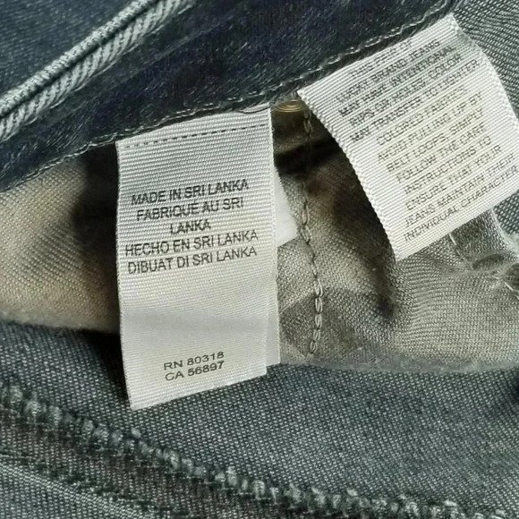 Lucky Brand 2/26 Sasha Super Skinny 29" Inseam Women's Blue Denim Jeans Sz 26X29 - Picture 11 of 11